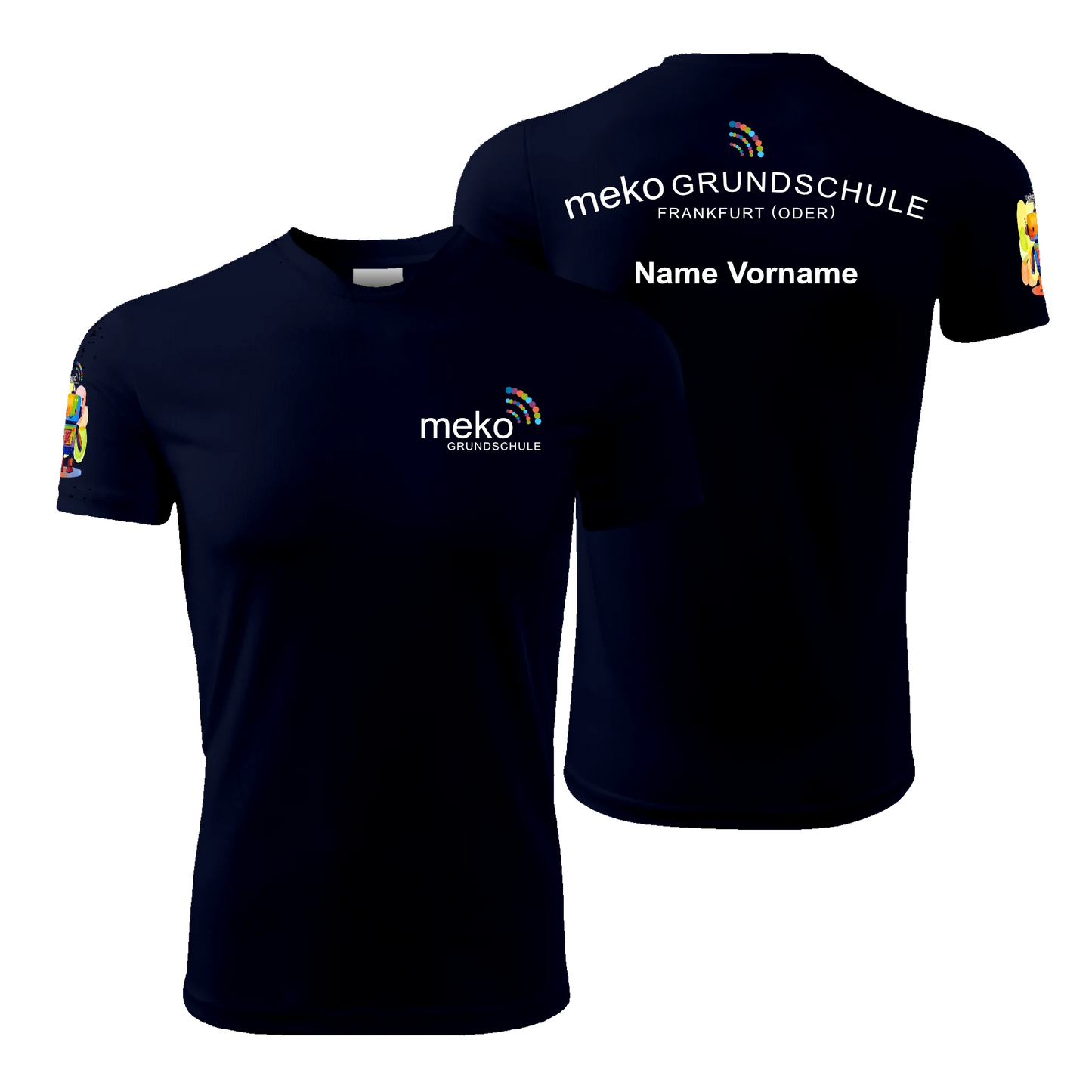 meko Unisex Sport T-Shirt - marineblau - shirtidee.shop