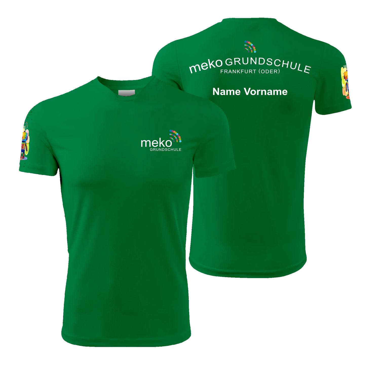 meko Unisex Sport T-Shirt - grasgrün - shirtidee.shop