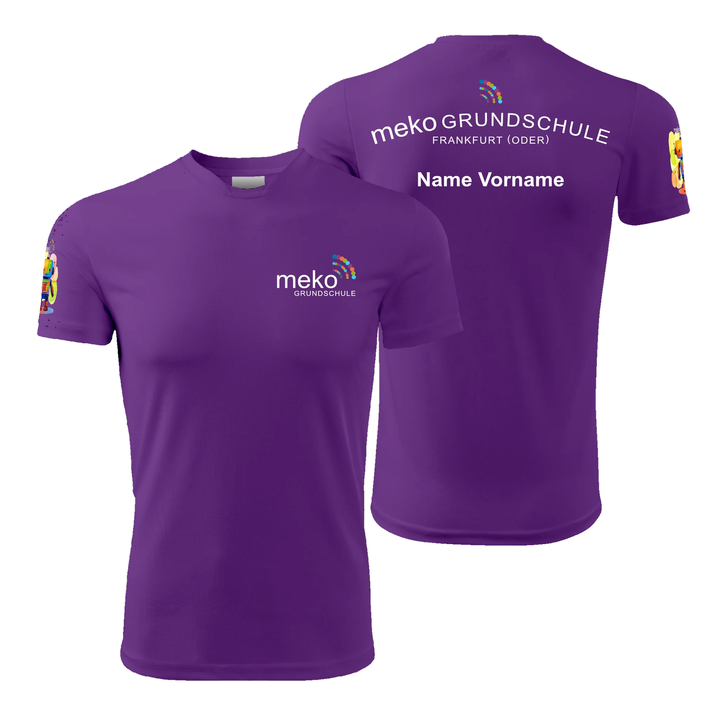 meko Unisex Sport T-Shirt - lila - shirtidee.shop
