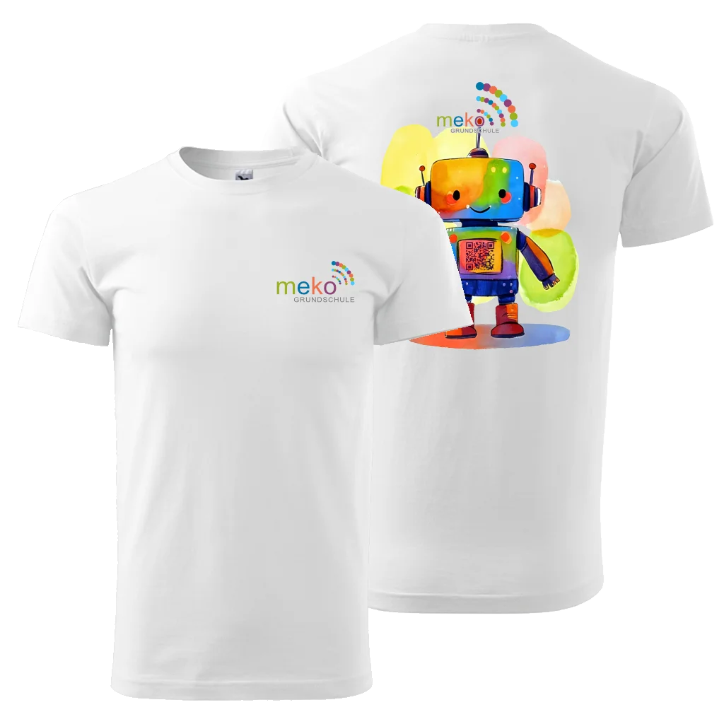 meko Unisex T-Shirt mit Mekolino-Roboter - shirtidee.shop