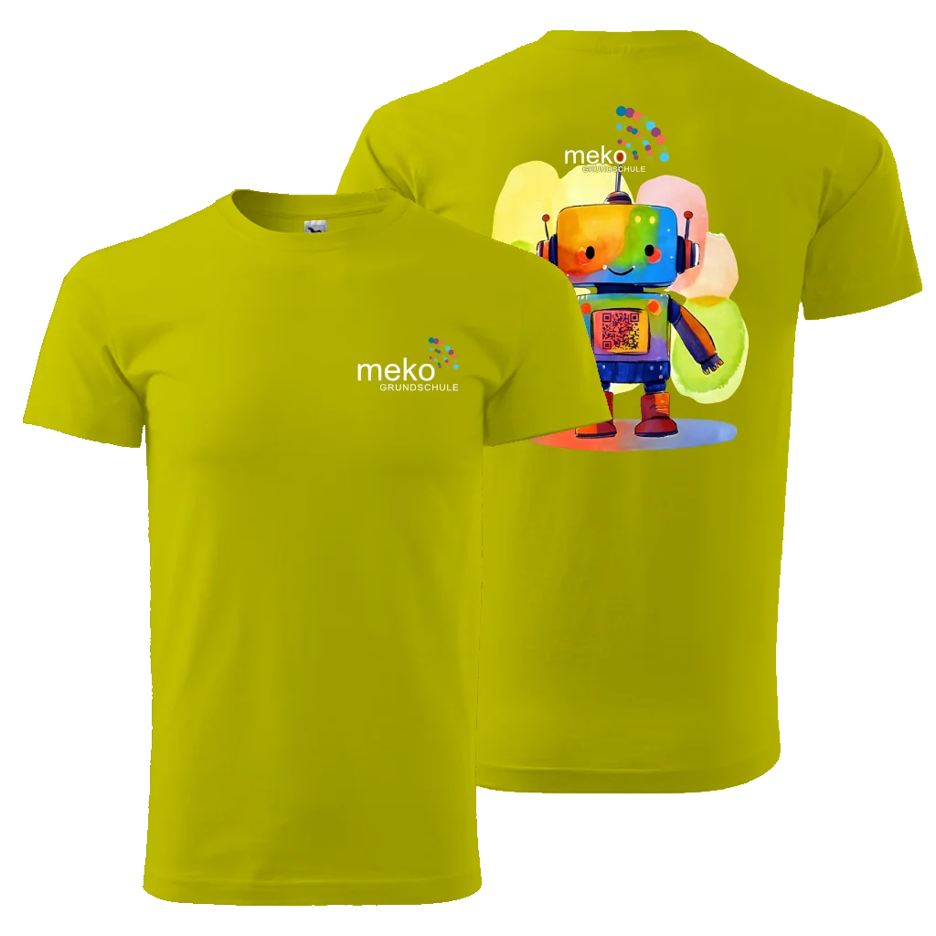 meko Unisex T-Shirt mit Mekolino-Roboter - shirtidee.shop