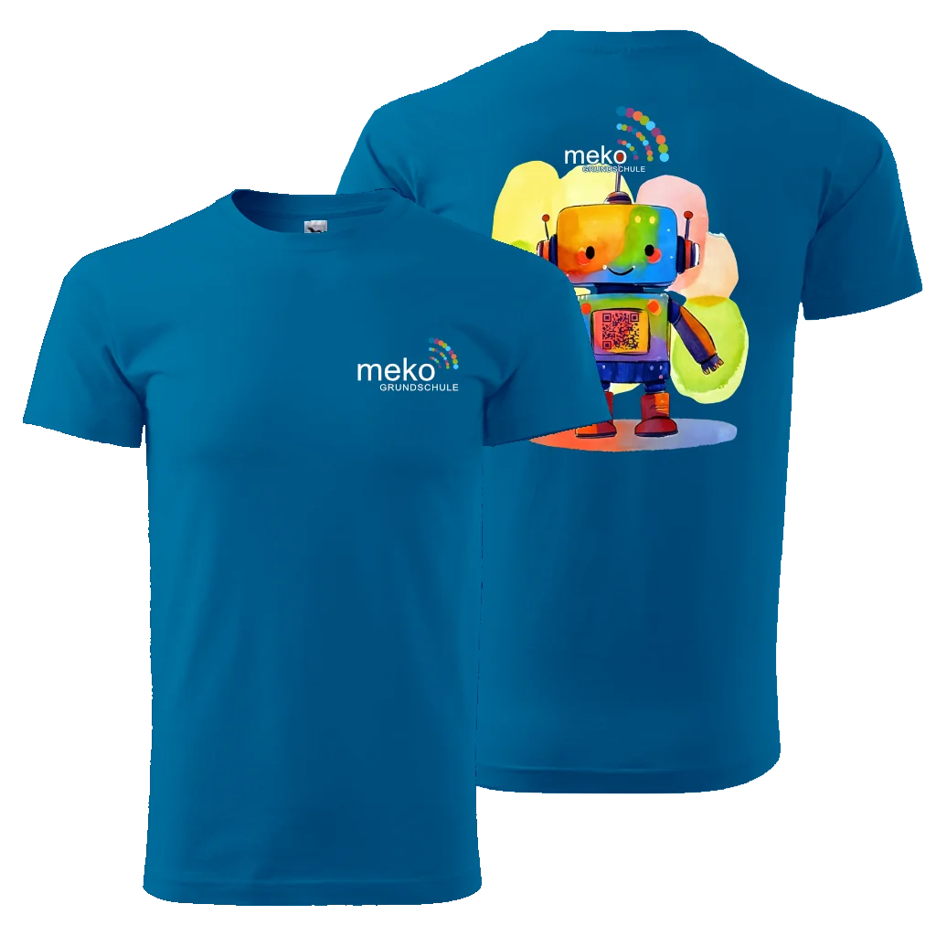 meko Unisex T-Shirt mit Mekolino-Roboter - shirtidee.shop