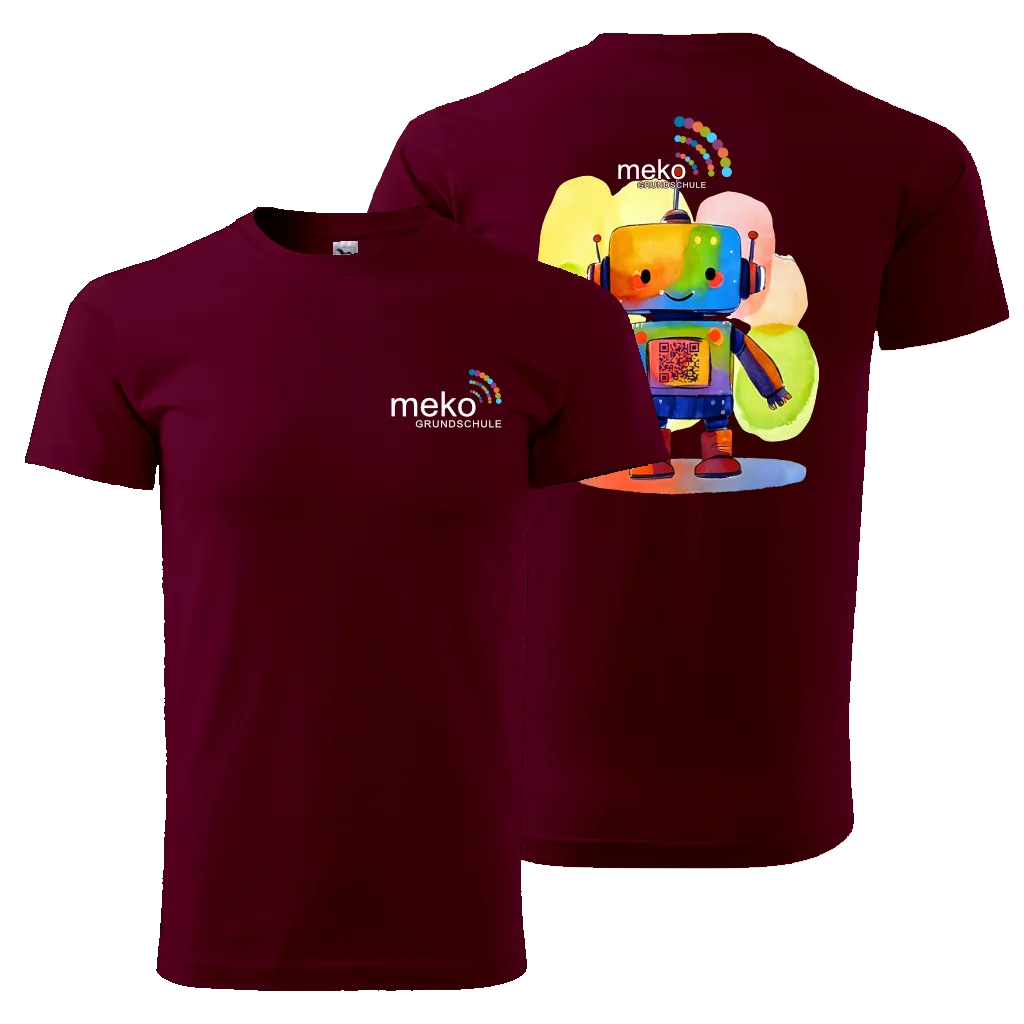 meko Unisex T-Shirt mit Mekolino-Roboter - shirtidee.shop