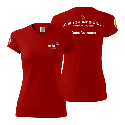 meko Damen Sport T-Shirt - rot - shirtidee.shop