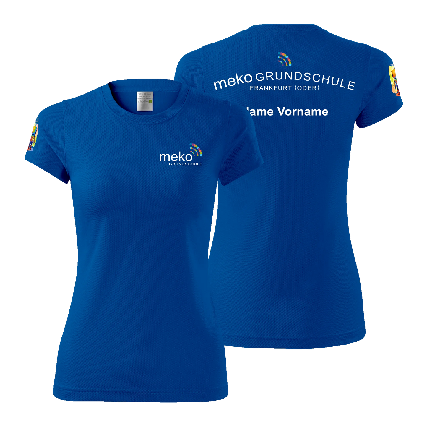meko Damen Sport T-Shirt - snorkelblau - shirtidee.shop