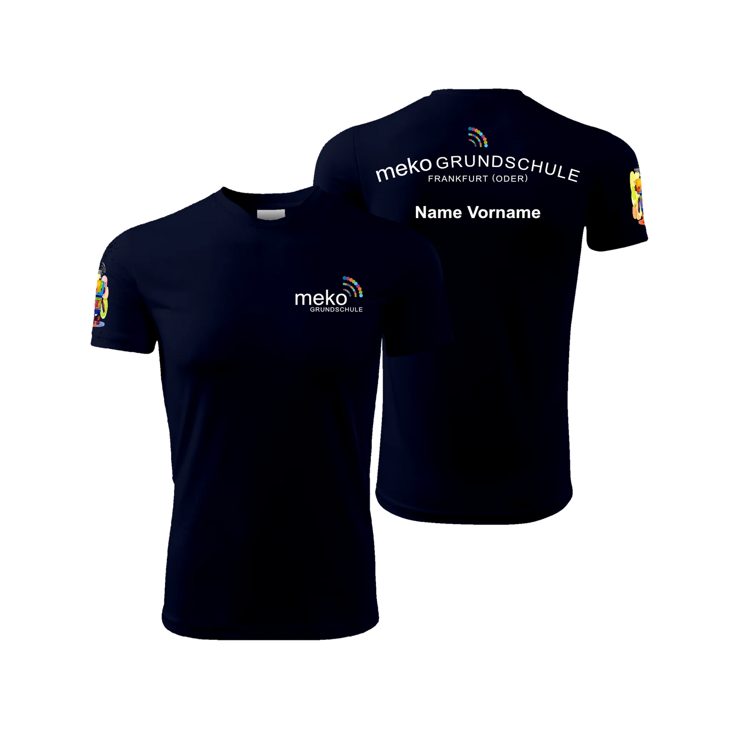 meko Kinder Sport T-Shirt - marineblau - shirtidee.shop