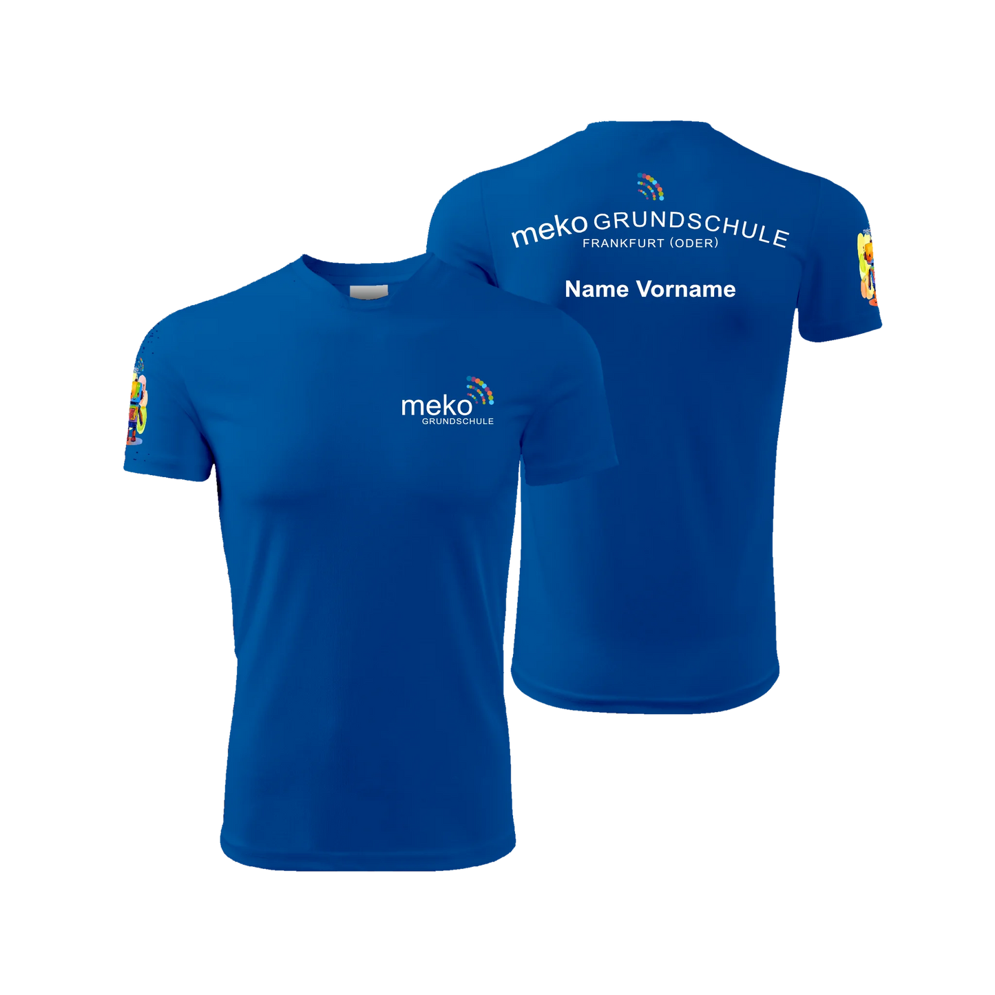 meko Kinder Sport T-Shirt - snorkel blau - shirtidee.shop