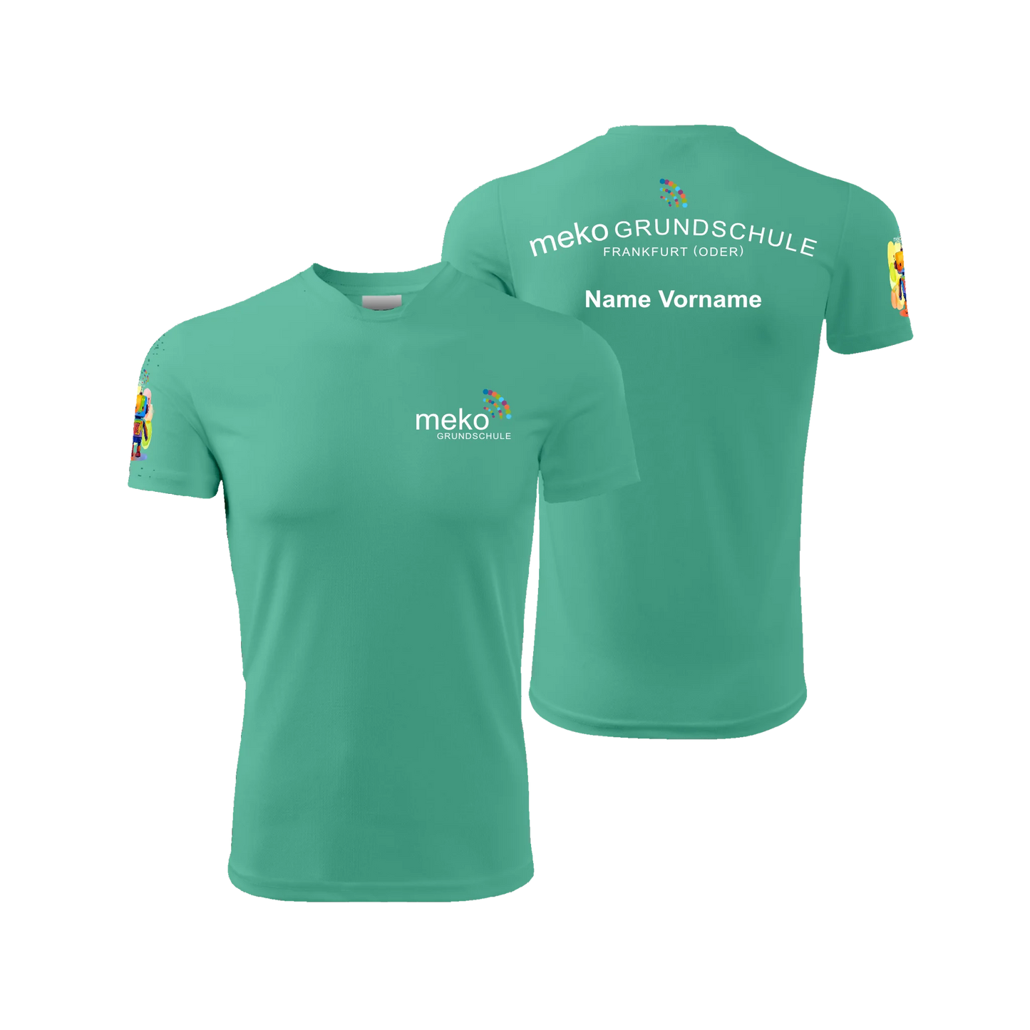 meko Kinder Sport T-Shirt - minze - shirtidee.shop