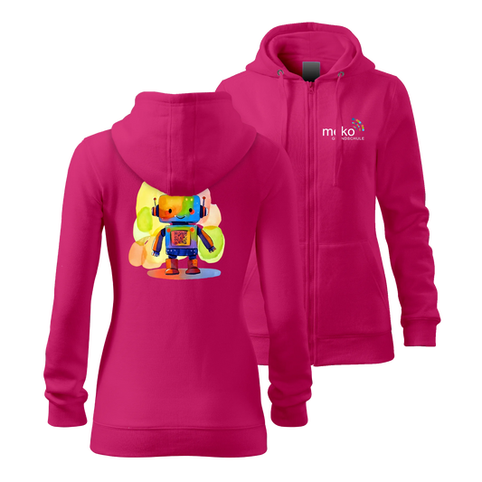 meko Trendy Damen Kapuzen Zipper