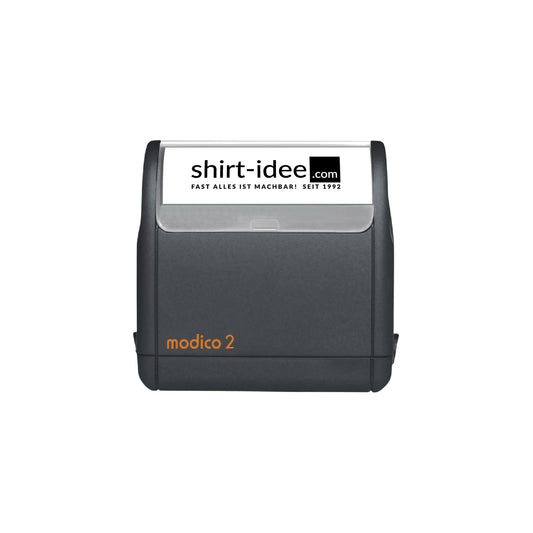 individueller Bürostempel - modico 2 - 37 x 11 mm