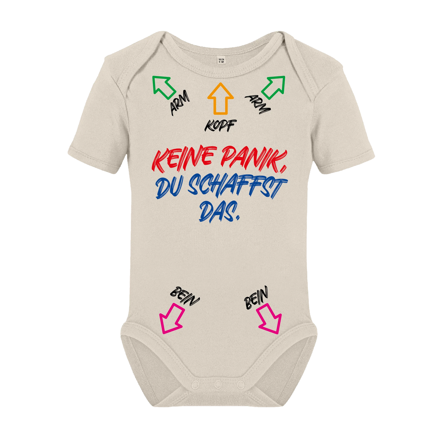 Keine Panik  - kurz- und langarm Babybody