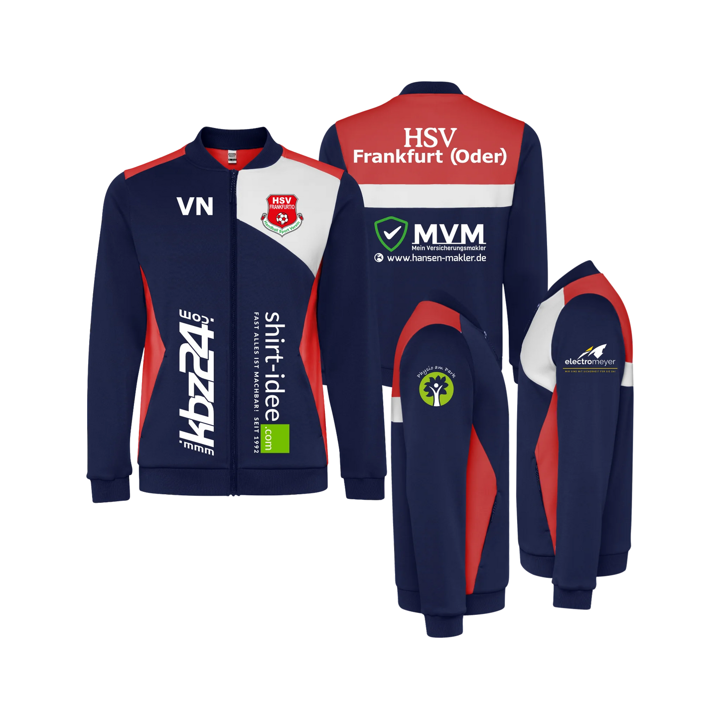 HSV - Kombination Jacke und Hose mit Sponsoren - Kinder - dicker Stoff - shirtidee.shop