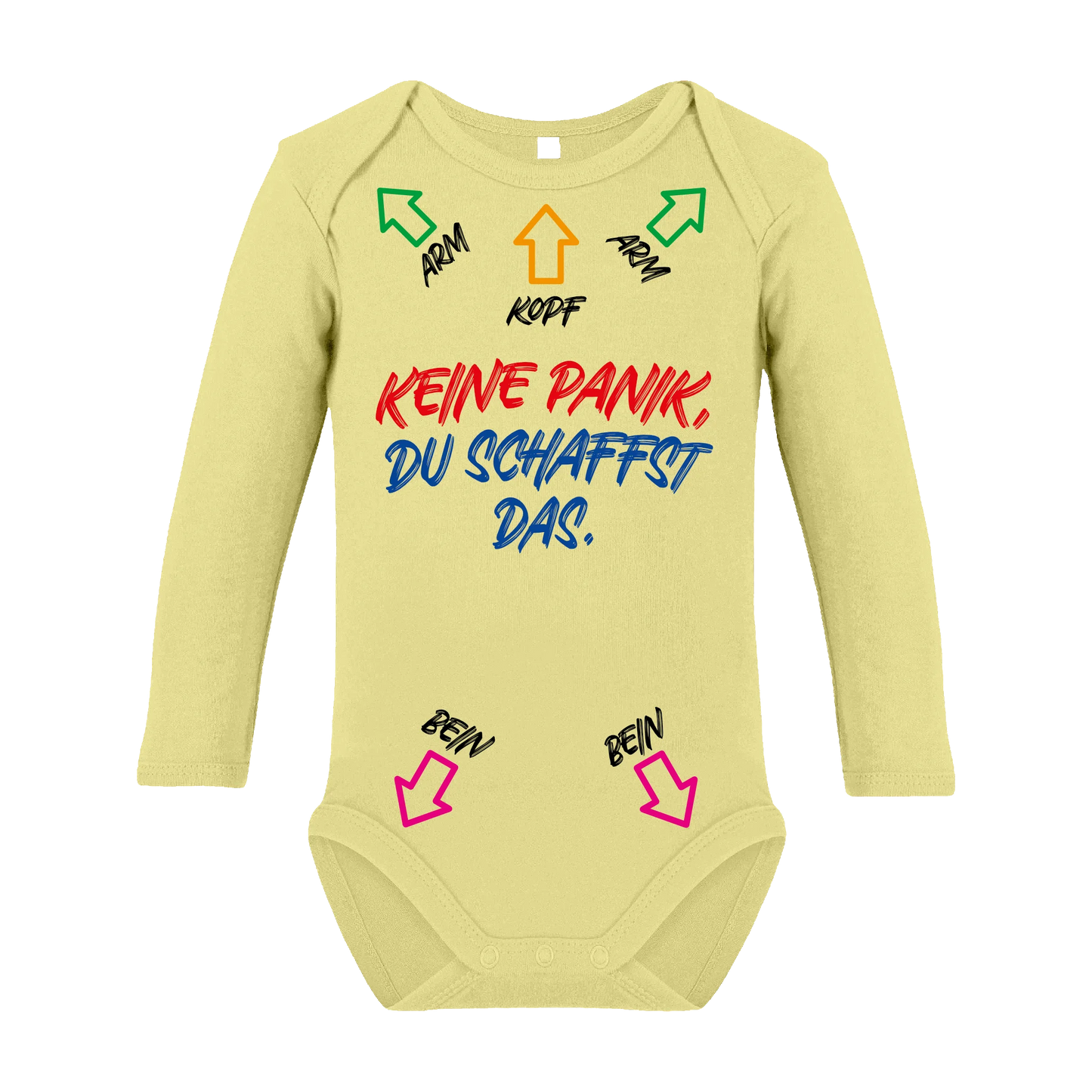Keine Panik  - kurz- und langarm Babybody