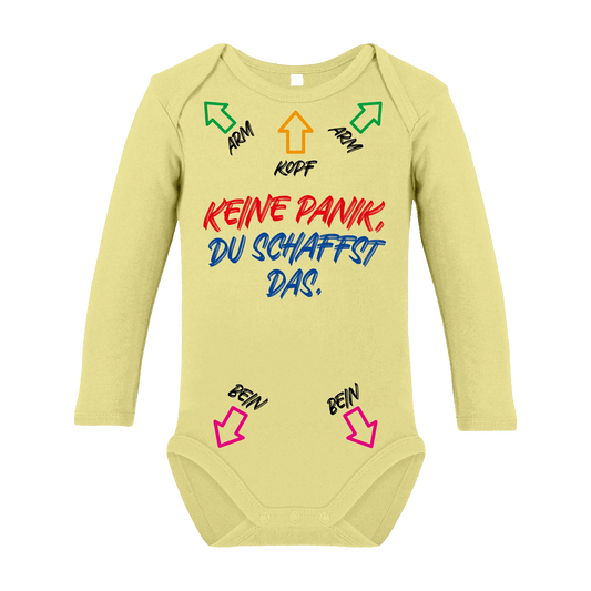 Keine Panik  - kurz- und langarm Babybody