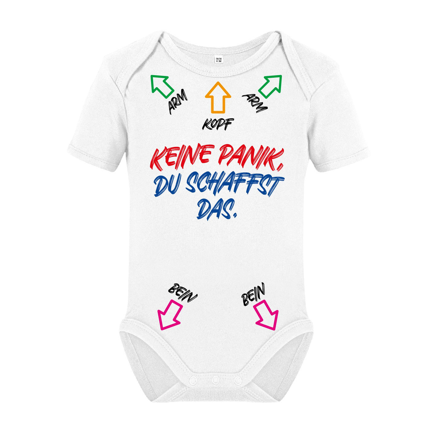 Keine Panik  - kurz- und langarm Babybody