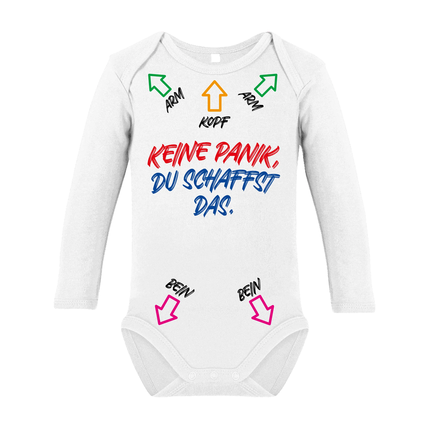 Keine Panik  - kurz- und langarm Babybody